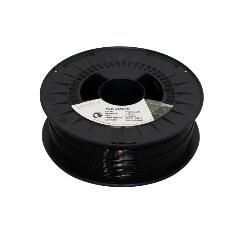 Filamento PLA 3D870 Smartfil True Black (Negro) 1,75 o 2.85 mm