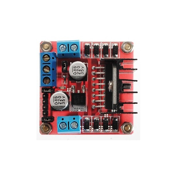 L298N Motor Driver Module: Control DC and Stepper Motors