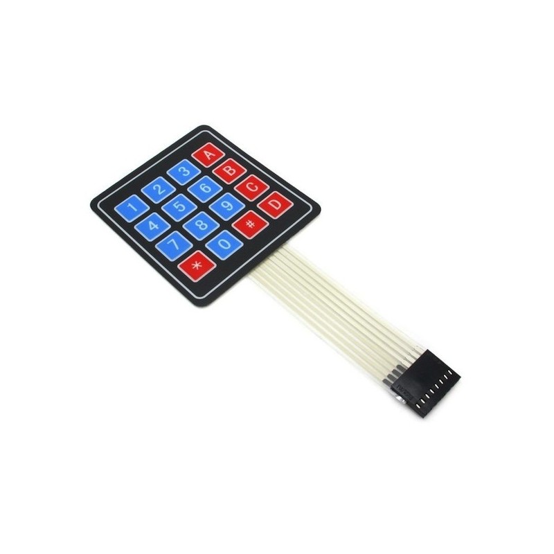 Teclado de Membrana 8 pines – Arduino, Micro:bit y STEAM