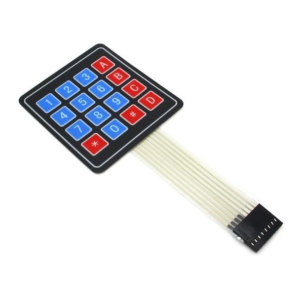 4x4 Matrix Membrane Keypad for Arduino