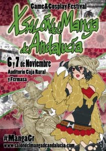 Cartel del X Salón del Manga