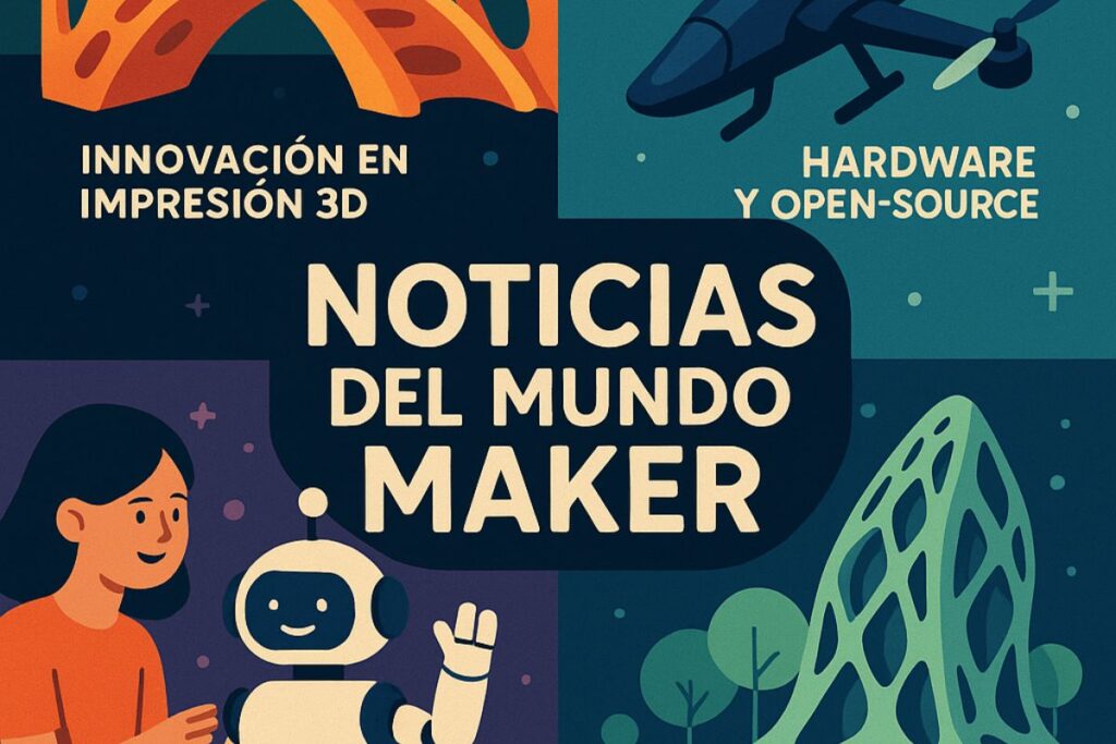 Resumen de noticias sobre impresión 3D, robótica educativa y tecnología maker — Octubre 2025